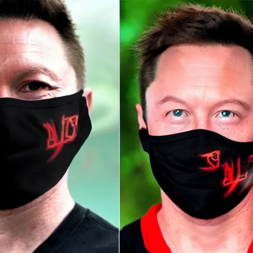 Prompt: elon mask naruto style