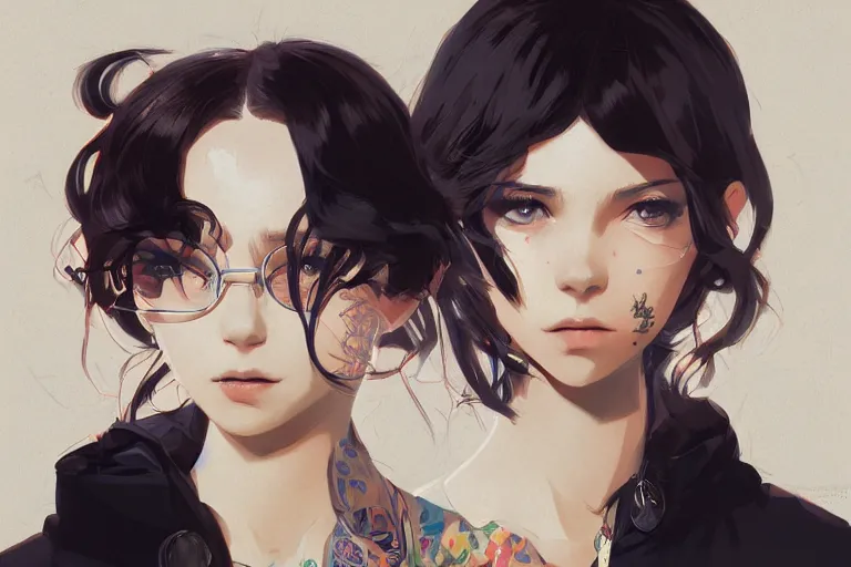Image similar to portrait of a gangster girl, cute face, intricate, highly detailed, digital painting, official media, concept art, rich vivid colors, ambient lighting, sharp focus, illustration, art by wlop and ilya kuvshinov and makoto shinkai