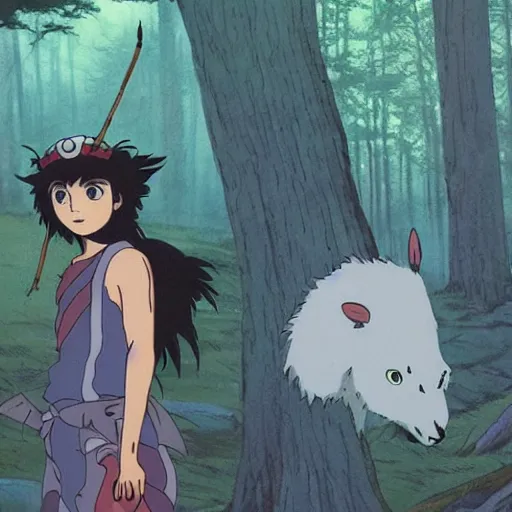 Image similar to princess mononoke