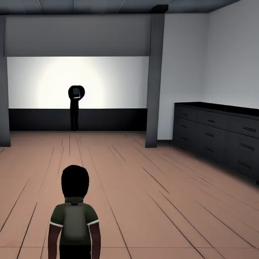 Image similar to the stanley parable screenshot