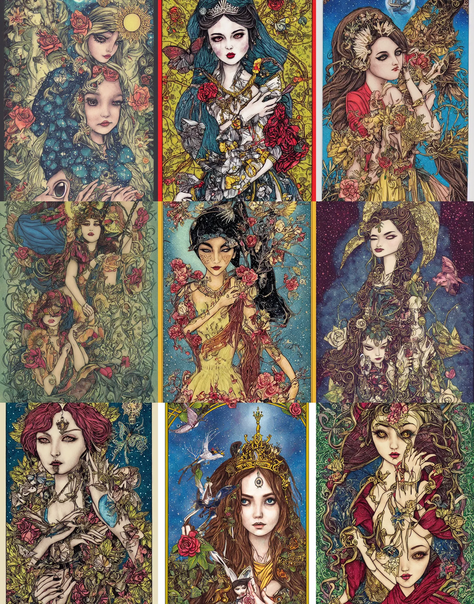 Prompt: The Empress Tarot Card, by Jasmine Becket-Griffith