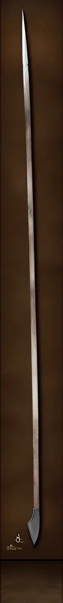 Prompt: digital paing of thick wooden spear, ultra - realism, artstation, wow it is beautiful, sharp focus, ultra detailed, 8 k, concept art, octan render