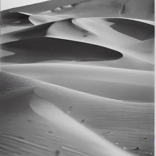 Image similar to A photograph of sand dunes by Ansel Adams