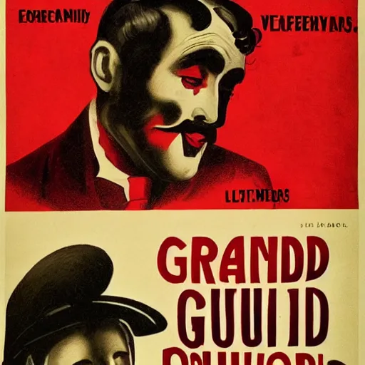 Image similar to grand guignol poster