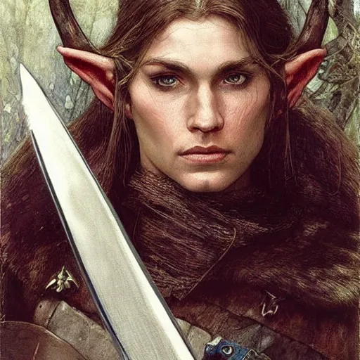 elven ranger portrait