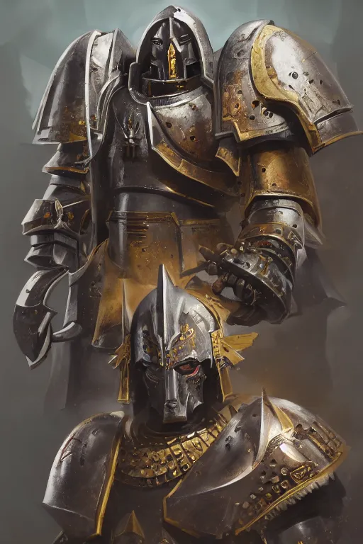 Image similar to armor portrait heros warhammer 4 0 k horus heresy fanart - the primarchs emperor by johannes helgeson animated with vfx concept artist & illustrator global illumination ray tracing hdr fanart arstation zbrush central hardmesh 8 k octane renderer comics stylized