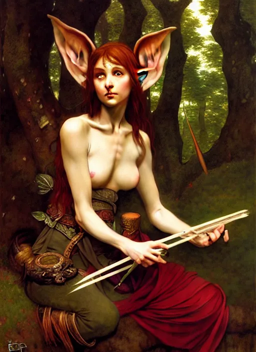 Image similar to forest elf bard playing lute, full body, hyper realistic, extremely detailed, dnd character art portrait, dark fantasy art, intricate fantasy painting, dramatic lighting, vivid colors, deviantart, artstation, by edgar maxence and caravaggio and michael whelan and delacroix.