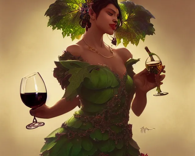 Image similar to photography of princess frog drinking wine, d & d, fantasy, intricate, elegant, highly detailed, digital painting, artstation, concept art, matte, sharp focus, illustration, hearthstone, art by artgerm and greg rutkowski and alphonse mucha