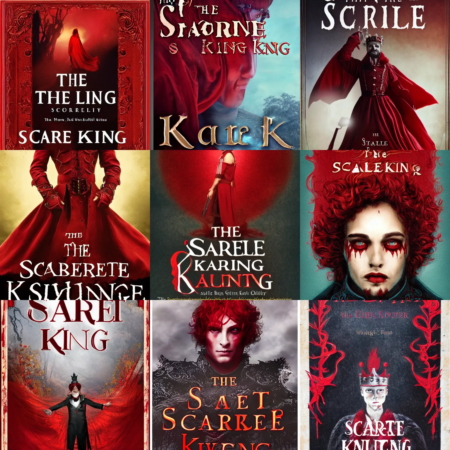 Prompt: The scarlet king