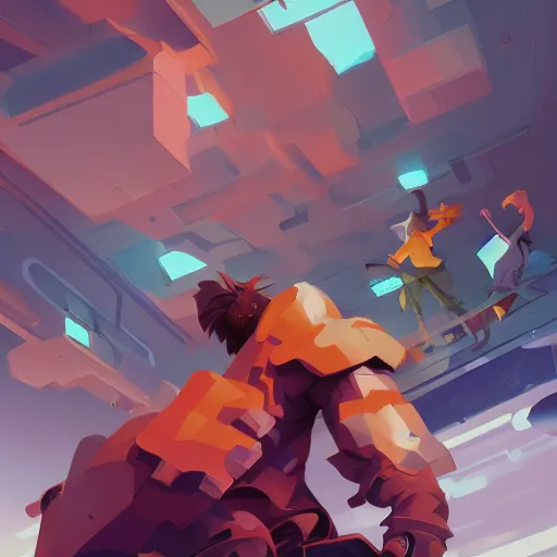 Image similar to hero world rockoa €™ s modern life, behance hd by jesper ejsing, by rhads, makoto shinkai and lois van baarle, ilya kuvshinov, rossdraws global illumination