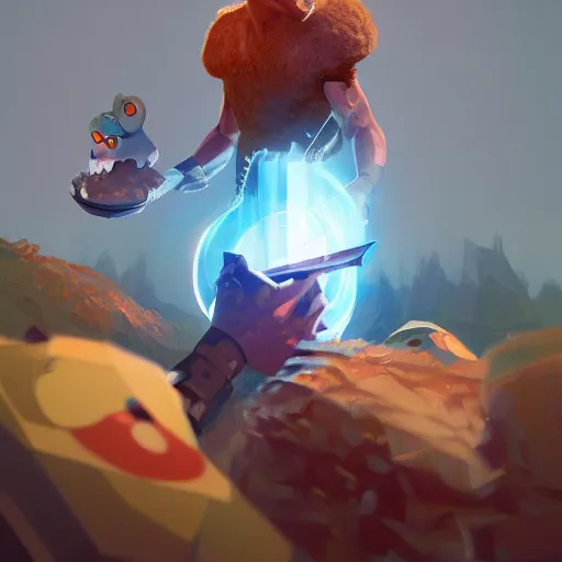 Prompt: portrait of mr viking battle toast, bread slice type pokemon, strong pixar wonder bread warrior, volumetric lighting, dynamic composition, art by sachin teng and sergey kolesov and ruan jia and heng z, scifi, fantasy, hyper detailed, ultra realistic, sharp focus, wildlife photography, national geographic, octane render, concept art