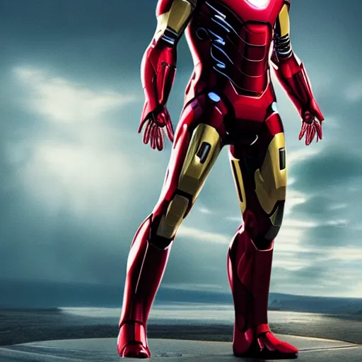 Prompt: Keanu reeves as Iron Man 4K detail
