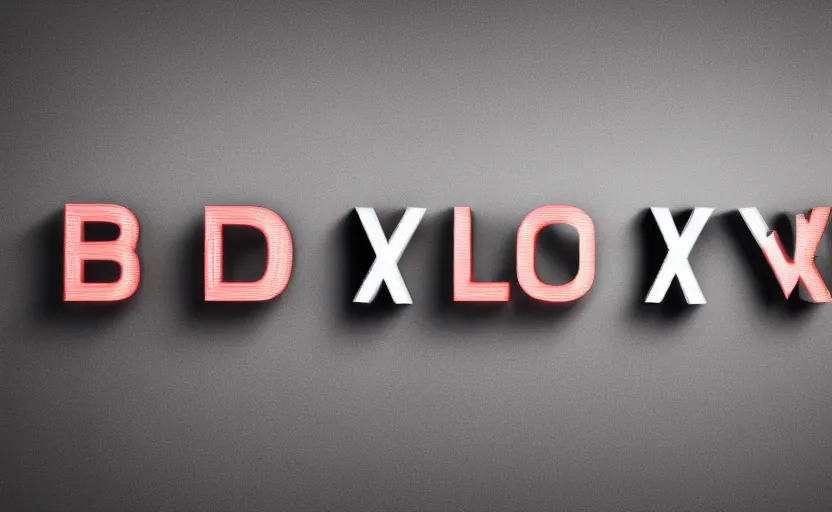 Prompt: the word FLEX make of 3d block letters surrounded in smoke hd octane render beautiful lighting