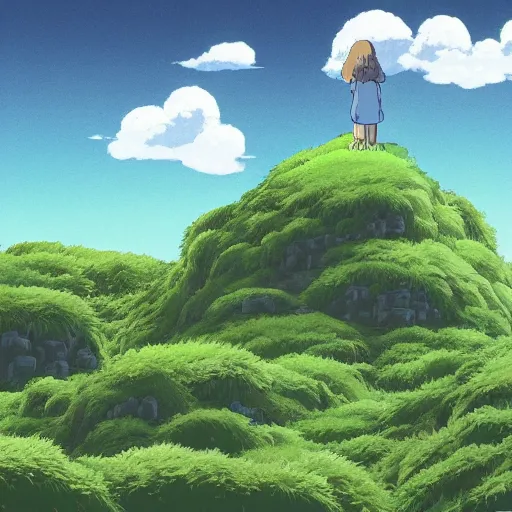 Prompt: landscape of the eternal rest, in the style of studio ghibli, award - winning, 4 k