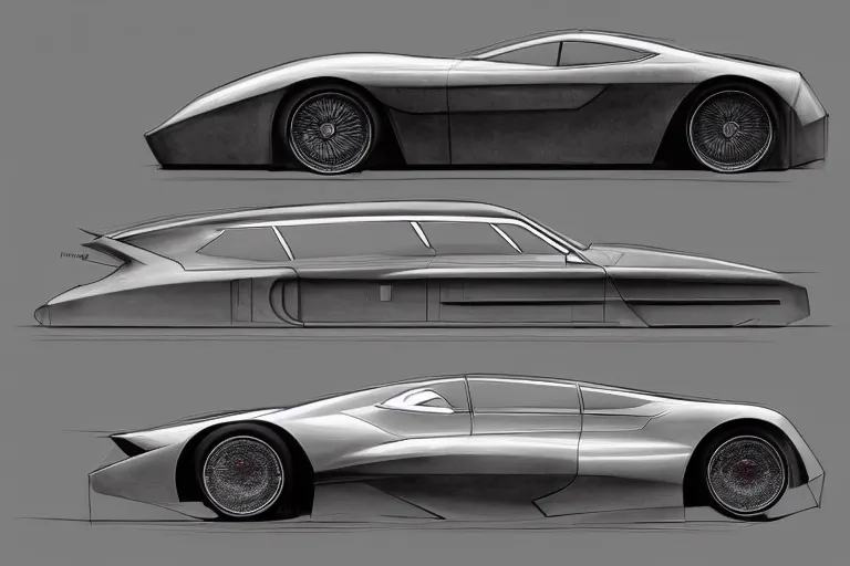 Prompt: Automotive design art, digital art, Frank Stephenson, gordon murray, trending on Behance, trending on artstation, trending on dezeen,