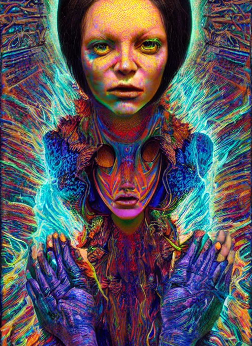 portrait ultra dimensional cult girl shaman, | Stable Diffusion | OpenArt