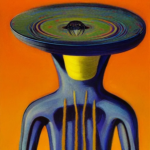 Image similar to alien by wayne thiebaud