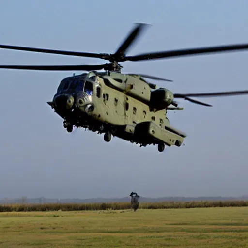 Prompt: chinook helicopter