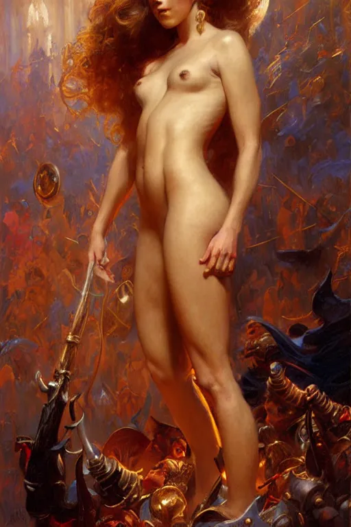 Prompt: maiden, highly detailed painting by gaston bussiere, craig mullins, j. c. leyendecker 8 k