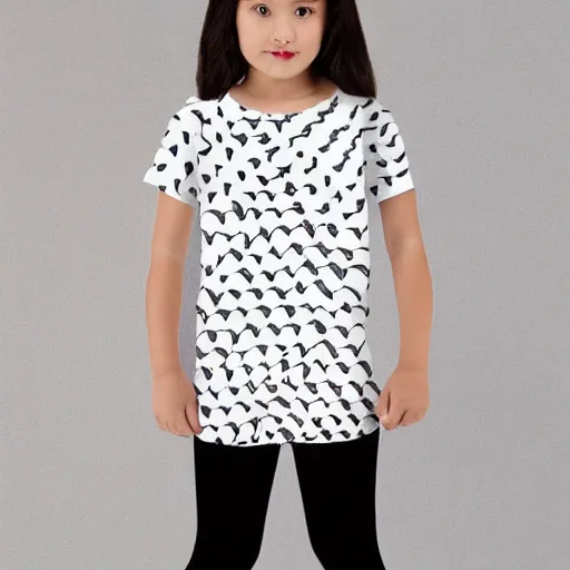 Image similar to milktank texture print fashion kids clothing