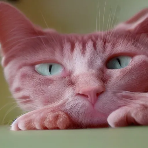 Image similar to close - up pink pea cat's toe,