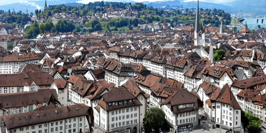 Prompt: Zürich, photo, year 1300