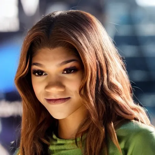 photo of Zendaya playing Spiderman unmasked, visible | Stable Diffusion ...