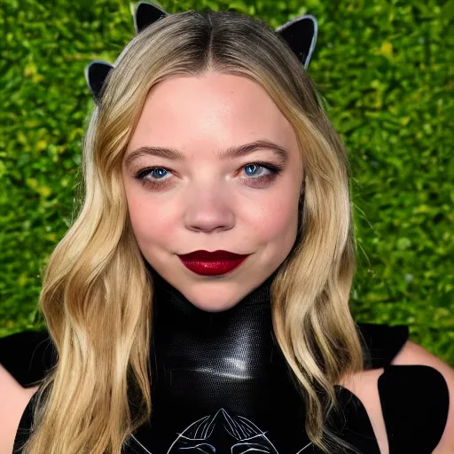 Image similar to sydney sweeney as black cat marvel