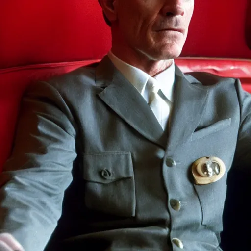 Prompt: Bryan Cranston as Agent Dale Cooper in the red room in Twin Peaks