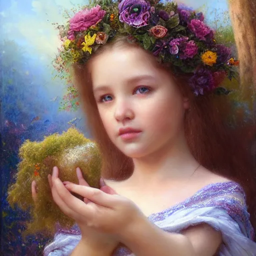 Image similar to Lilia Alvarado, Sophie Anderson, Mark Arian, Bob Byerley, Charlie Bowater, Mark Brooks, Steve Henderson, Justin Gerard, Arthur Hughes, Edward Robert Hughes, Mark Keathley, Victor Nizovtsev, Carlos Shwabe, Ross Tran