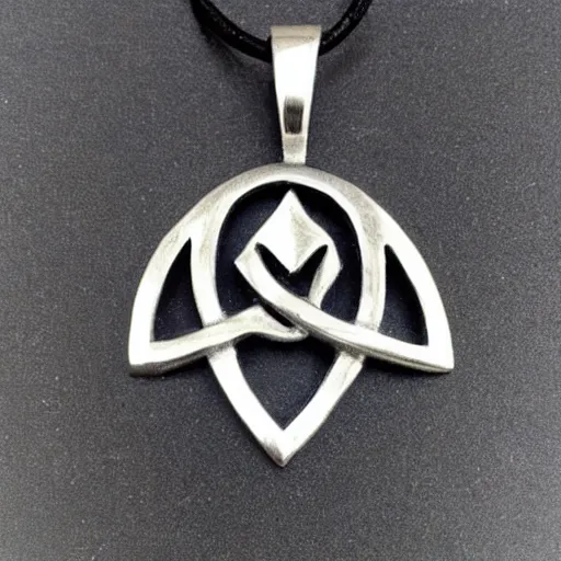 Prompt: pendant of elder scrolls, inlaid in silver, photorealistic, realistic, clean,