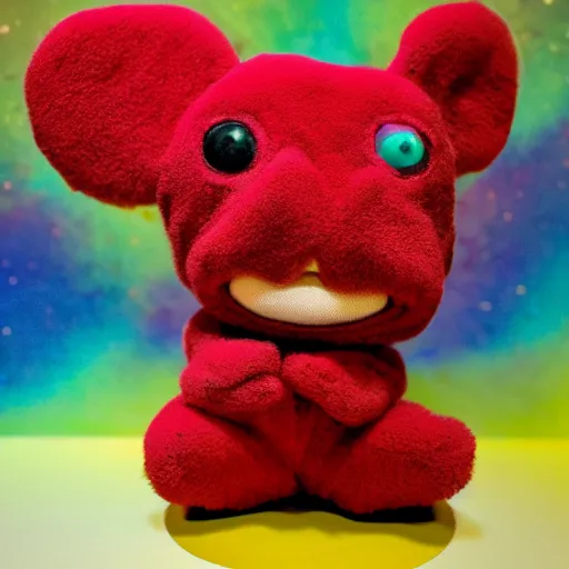 Image similar to Liminal space in outer space, Beanie Baby