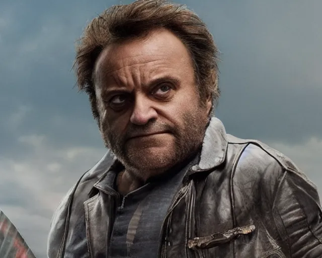 Image similar to cinematic still, danny devito as wolverine, x - men ( 2 0 1 9 )