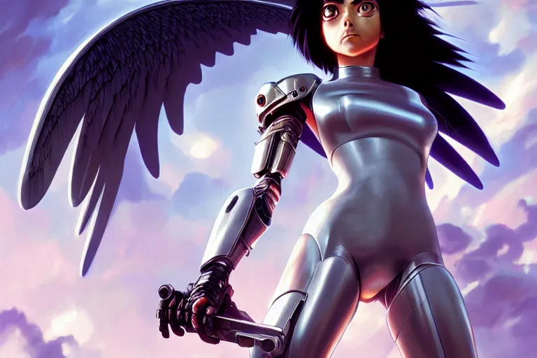 Prompt: photograph of battle angel alita in real life, dynamic lighting, passionate, magazine cover art, cinematic, highly detailed, wide angle, artstation, sharp focus, art by artgerm and greg rutkowski