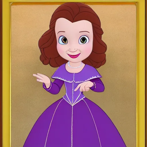 Image similar to photo portrait of sofia the first