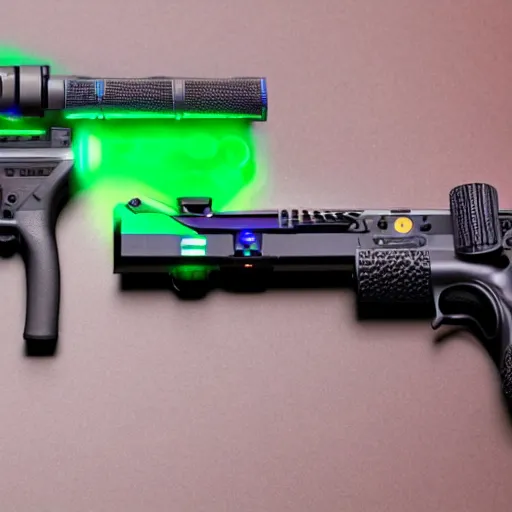 Image similar to razer rgb gun