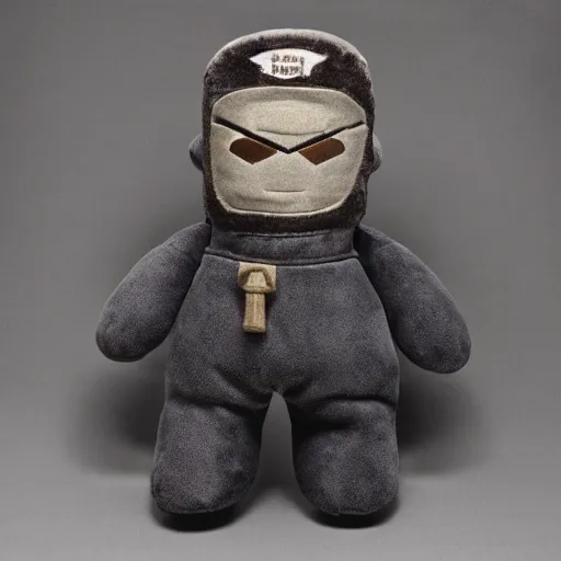 Prompt: ned kelly fumo plush