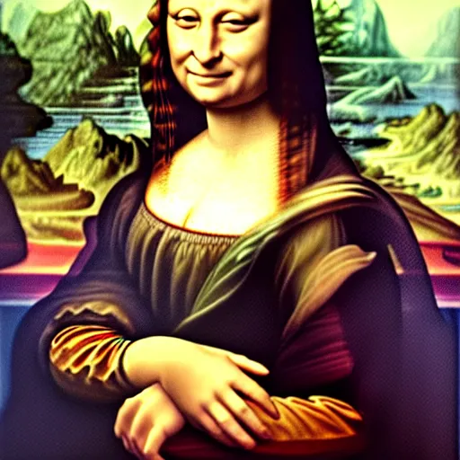 Image similar to Dwayne Johnson mona Lisa inspired painting 8k High quality