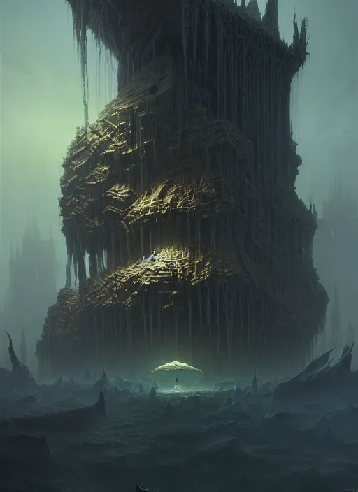 Image similar to a hyper - detailed 3 d render of a gathering darkness, surrealism!!!!! surreal concept art, lifelike, photorealistic, digital painting, aesthetic, smooth, sharp focus, artstation hd, by greg rutkowski, bruce pennington, valentina remenar and asher duran,