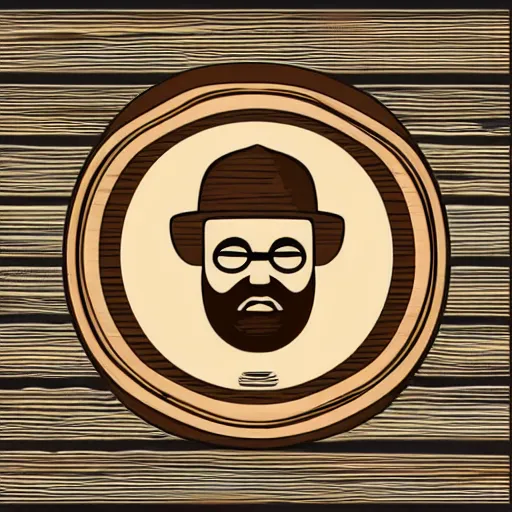 Image similar to bearded man turns wooden bowl using woodlathe, lathe, machinery, vector art