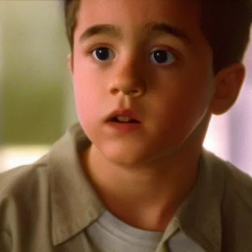 Image similar to still of Xavi Hernandez in The Sixth Sense (1999) as Osment