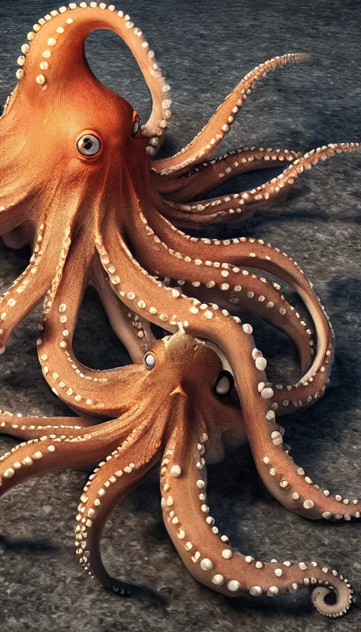 Image similar to A octopus centered-photograph , film still, dynamic action pose, National Geographic, insane detail, intricate, highly detailed, Zeiss Lens, DSLR photography, smooth, sharp focus, Unreal Engine 5, Octane Render, Redshift, 8K