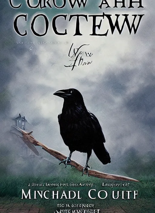 Image similar to book cover for the novel 'Crow of the Witch Hunt', digital art