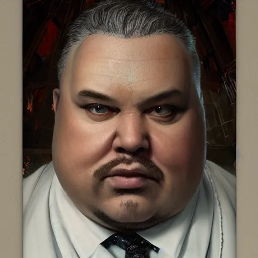 Prompt: hyperrealistic mixed media image of a morbidly obese dr. strange, stunning 3 d render inspired art by istvan sandorfi and greg rutkowski, perfect facial symmetry, realistic, highly detailed attributes and atmosphere, dim volumetric cinematic lighting, 8 k octane extremely hyper - detailed render, post - processing, masterpiece,