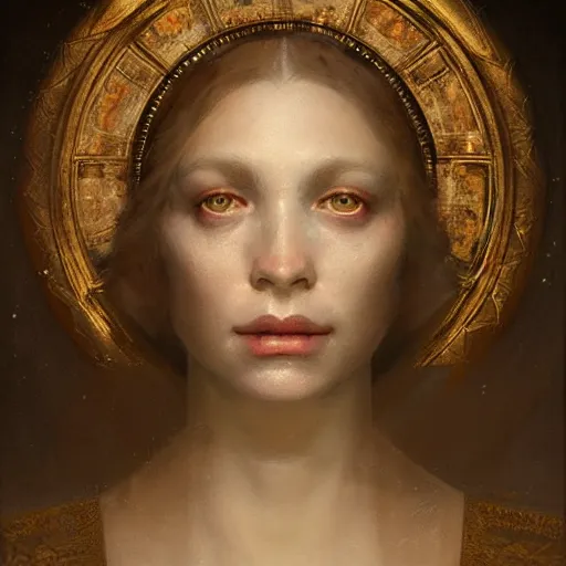 Prompt: breathtaking soft painting of many faced goddess, realistic symmetrical face features, rembrandt style, elegant, highly detailed, artstation, concept art, matte, sharp focus, art by tom bagshaw, and greg rutkowski