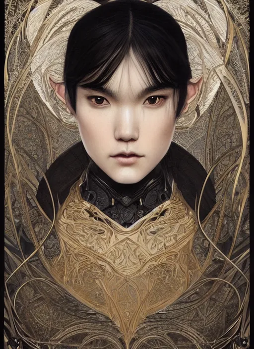 Prompt: symmetry!! portrait of tao okamoto in the style of lord of the rings, machine face, intricate, elegant, highly detailed, digital painting, artstation, concept art, smooth, sharp focus, illustration, art by artgerm and greg rutkowski and alphonse mucha, 8 k