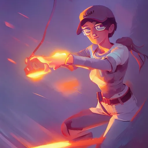 Image similar to hero world game boy advance, behance hd by jesper ejsing, by rhads, makoto shinkai and lois van baarle, ilya kuvshinov, rossdraws global illumination