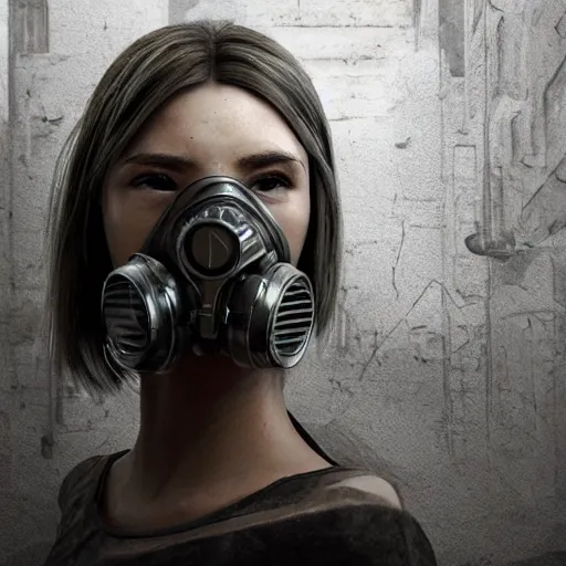 Prompt: full body pose, hyperrealistic photograph of attractive model, gas mask girl, dim volumetric lighting, 8 k, octane beautifully detailed render, extremely hyper detailed, intricate, epic composition, cinematic lighting, masterpiece, trending on artstation, very very detailed, stunning, hdr, smooth, sharp focus, high resolution, award, winning photo, dslr, 5 0 mm