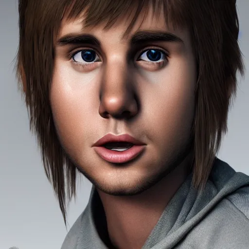Prompt: hyperrealistic dslr film still of justin beiber with exaggeratedly large 2 front teeth, stunning 8 k octane comprehensive 3 d render, inspired by istvan sandorfi & greg rutkowski & unreal engine, perfect symmetry, dim volumetric cinematic lighting, extremely hyper - detailed, incredibly real lifelike attributes & flesh texture, intricate, masterpiece, artstation