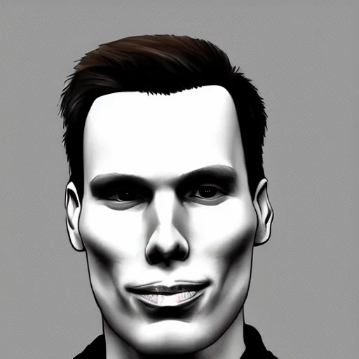 Image similar to Jerma985 digital portrait